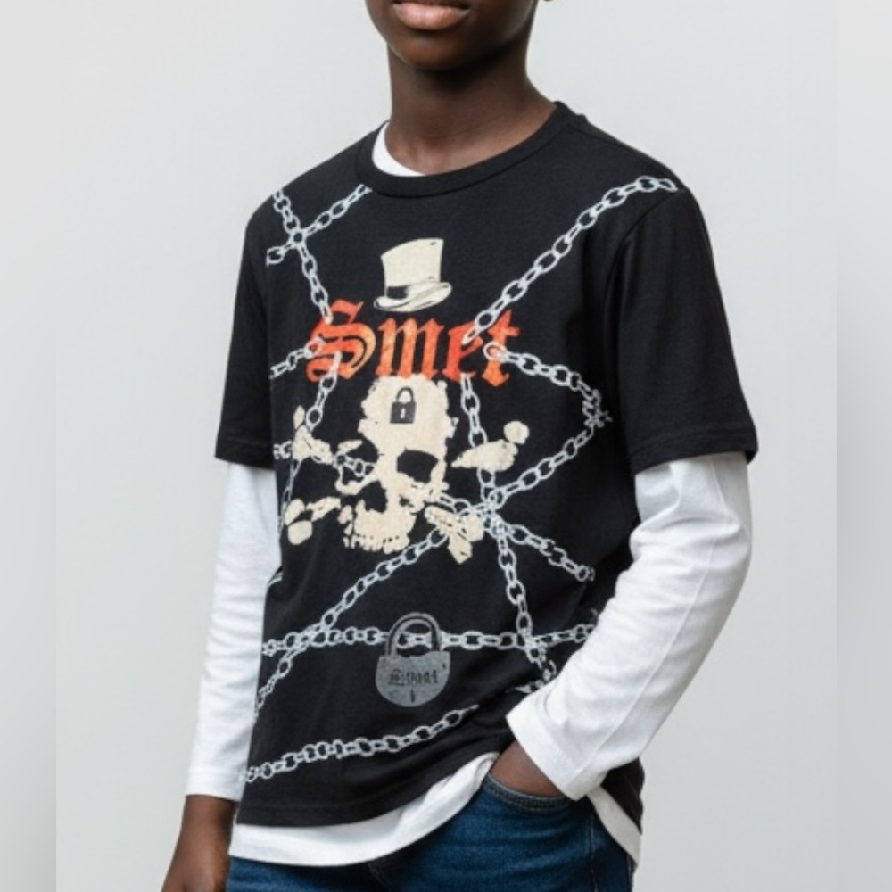 Smet Born On The Street Big Kids Tee NWT
